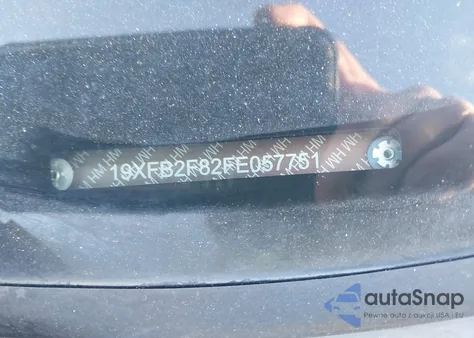 2015 Honda Civic Ex from USA, damaged, VIN 19XFB2F82FE057751